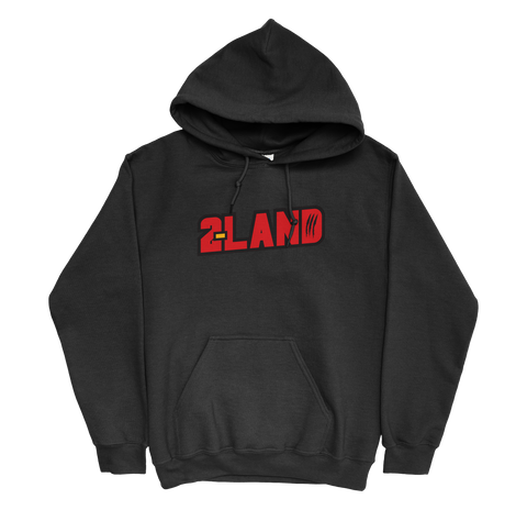 2-Land Black Hoodie