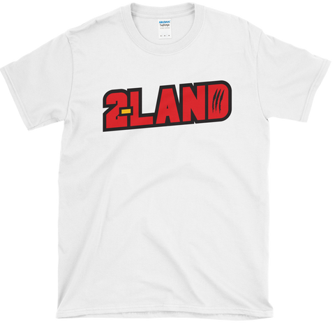White 2-Land Logo T